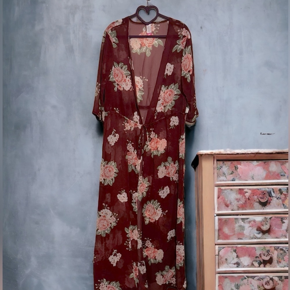 Beautiful Ankle Length Coverup Bohemian